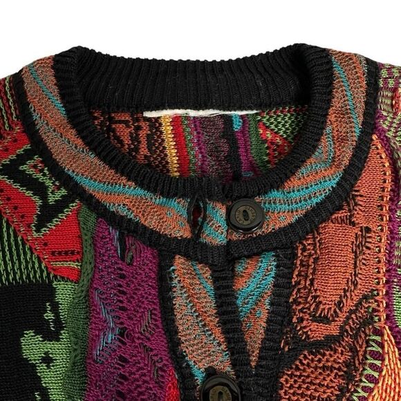 Vintage Carlo Alberto Australia Small Coogie Style Cardigan - Picture 4 of 9